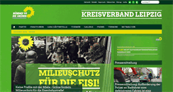 Desktop Screenshot of gruene-leipzig.de