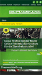 Mobile Screenshot of gruene-leipzig.de